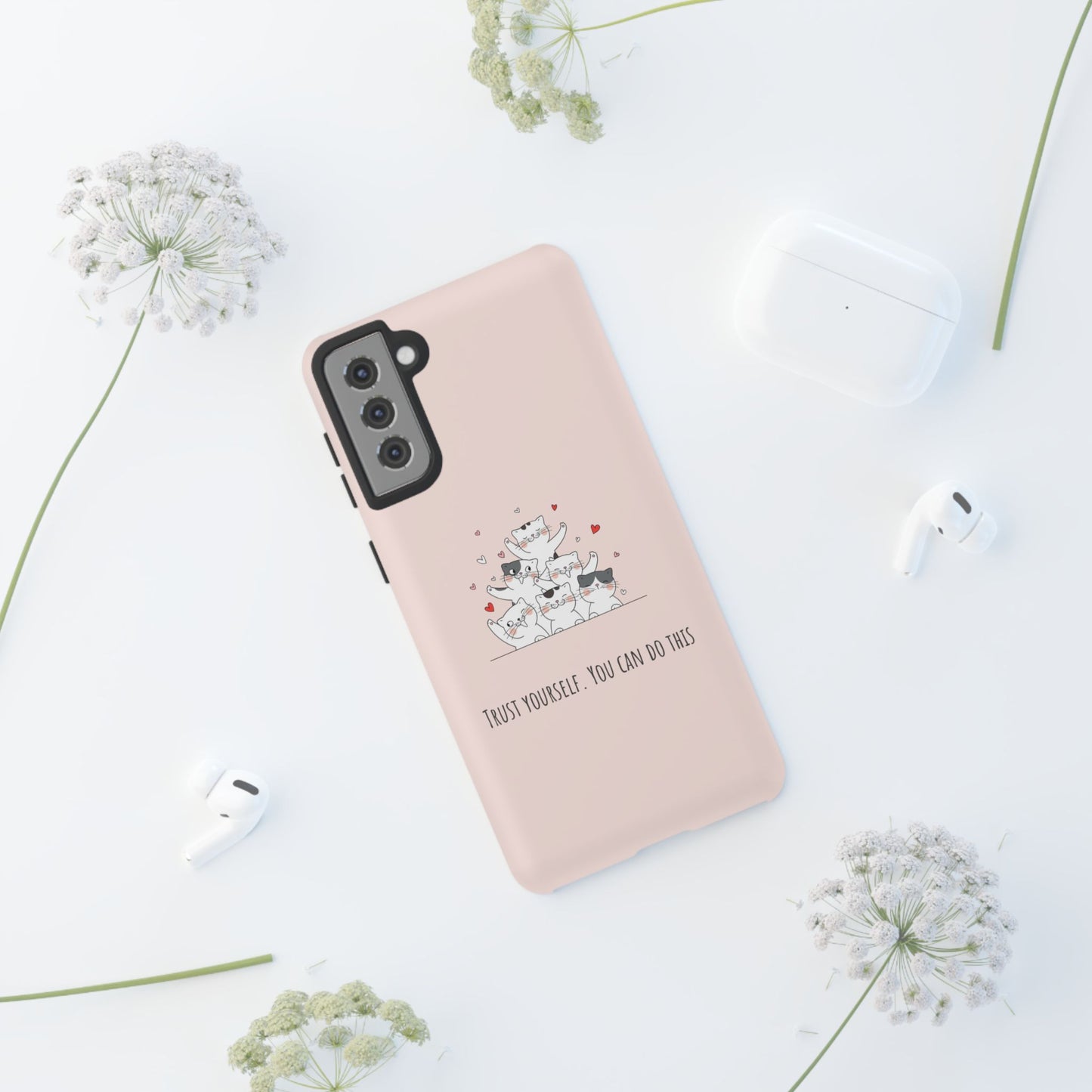 Tough Phone Case, Stylish Glossy Finish, Durable Design, Cute and Trendy Cover for Smartphones