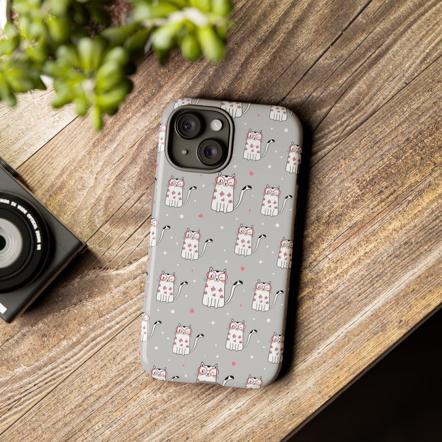 Durable Tough Phone Case, Stylish Glossy Cover, Trendy Cute Design, Perfect for Smartphone Use