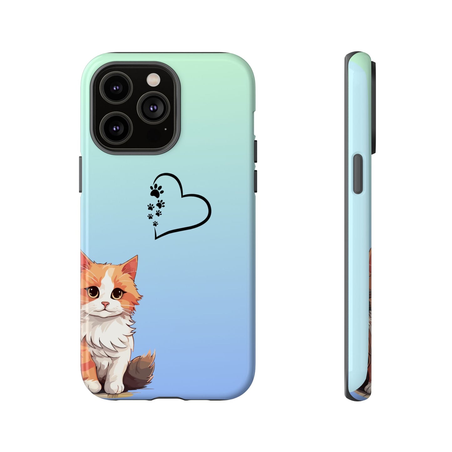Trendy Tough Phone Case, Glossy Finish, Durable and Stylish, Cute Design for Smartphone Protection