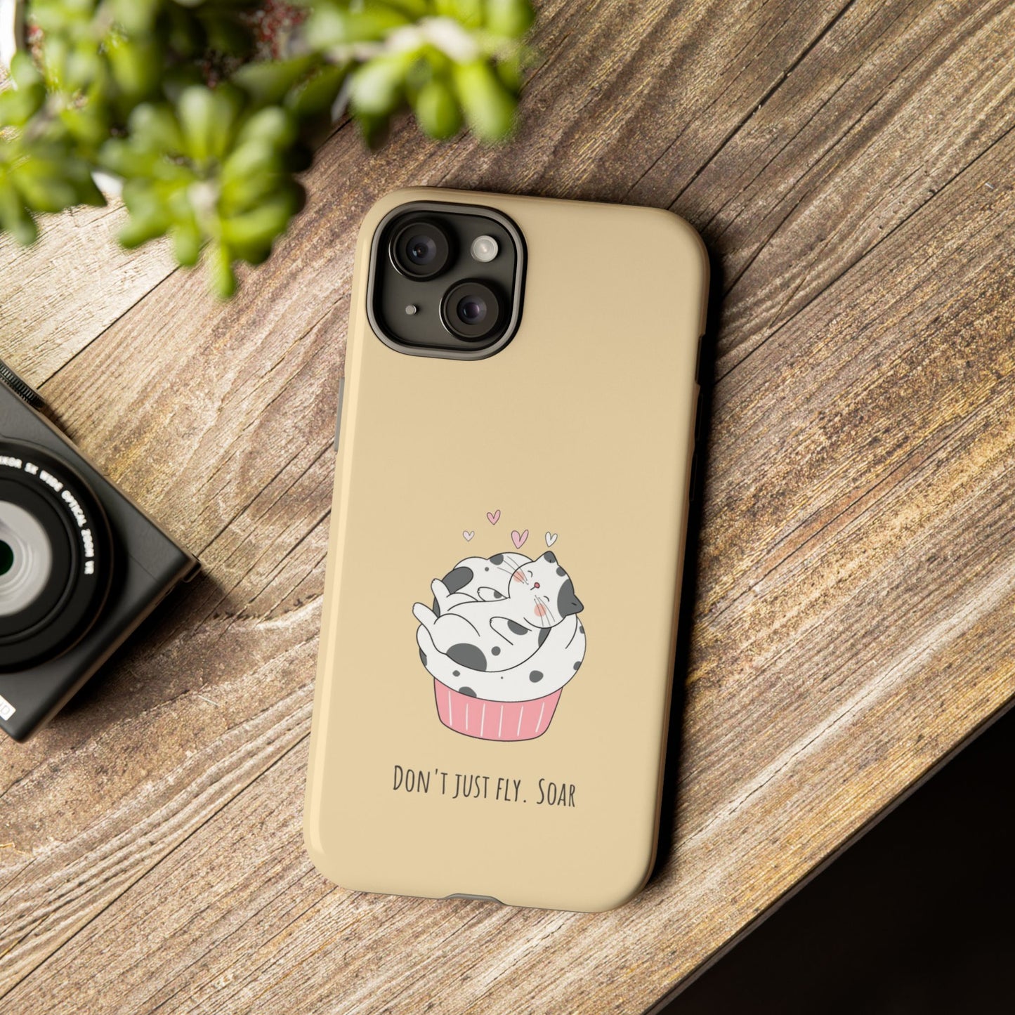 Tough Phone Case, Glossy Cute Design, Durable and Stylish, Trendy Smartphone Cover for Daily Use