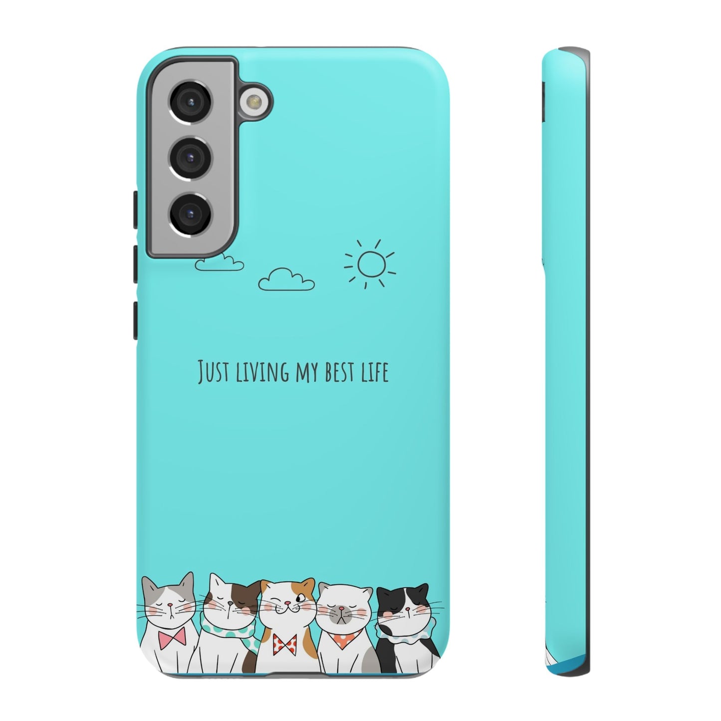 Durable Tough Phone Case, Stylish Trendy Glossy Finish, Cute Design for Smartphone Protection