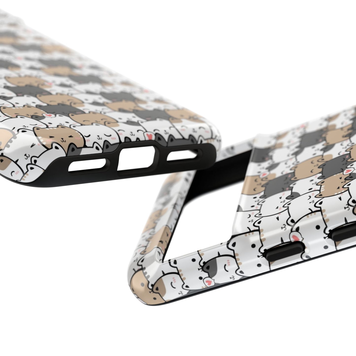 Tough Phone Case, Glossy Cute Finish, Durable and Stylish Design, Trendy Smartphone Protection