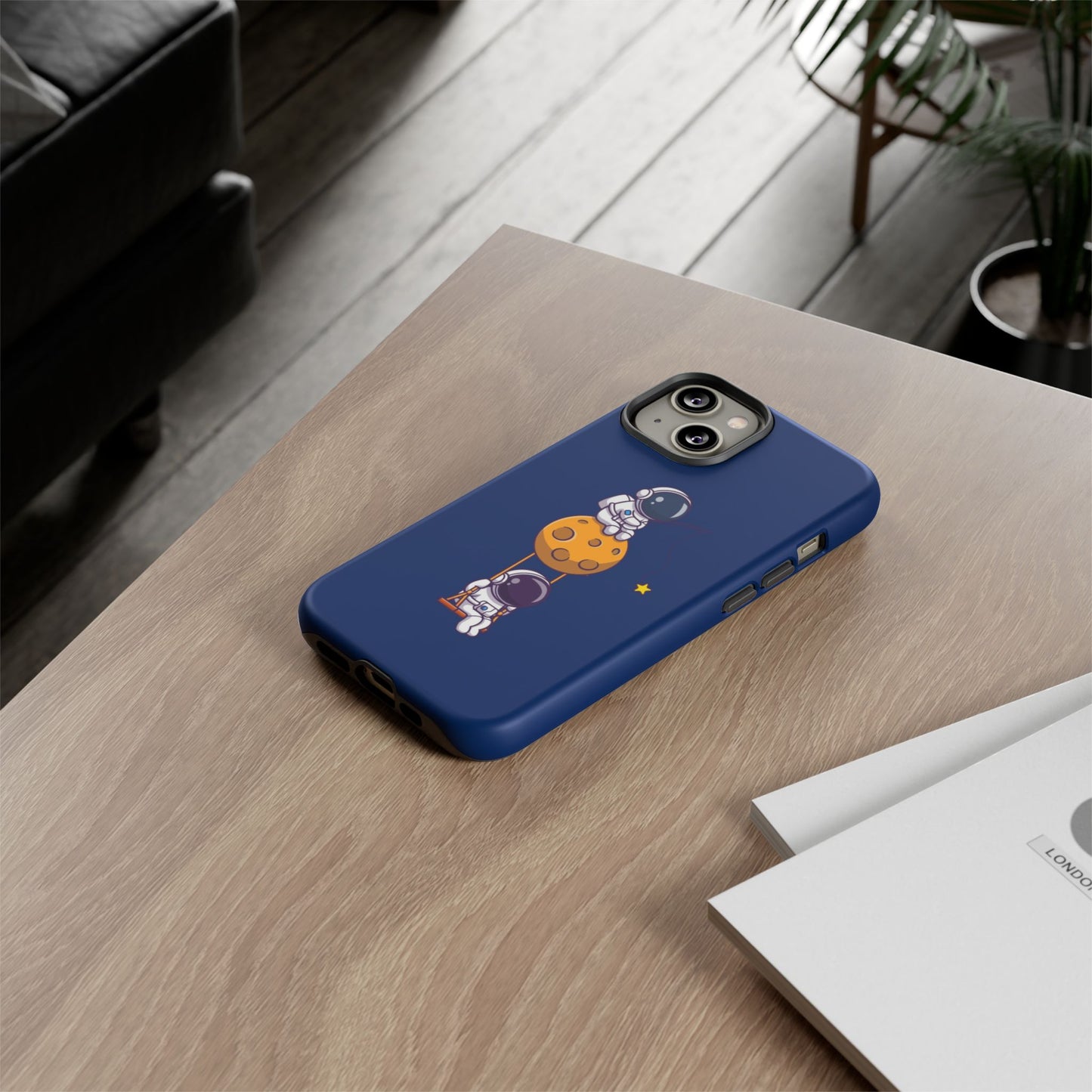 Astronaut Adventure Phone Case - Galaxy Design with Space Explorers