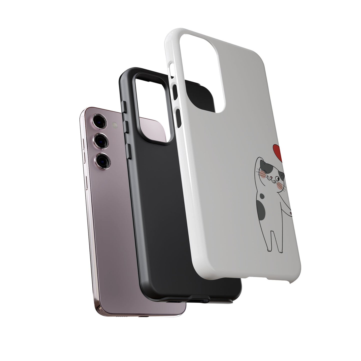 Tough Phone Case, Durable and Trendy Glossy Finish, Cute Stylish Design, Everyday Smartphone Protection