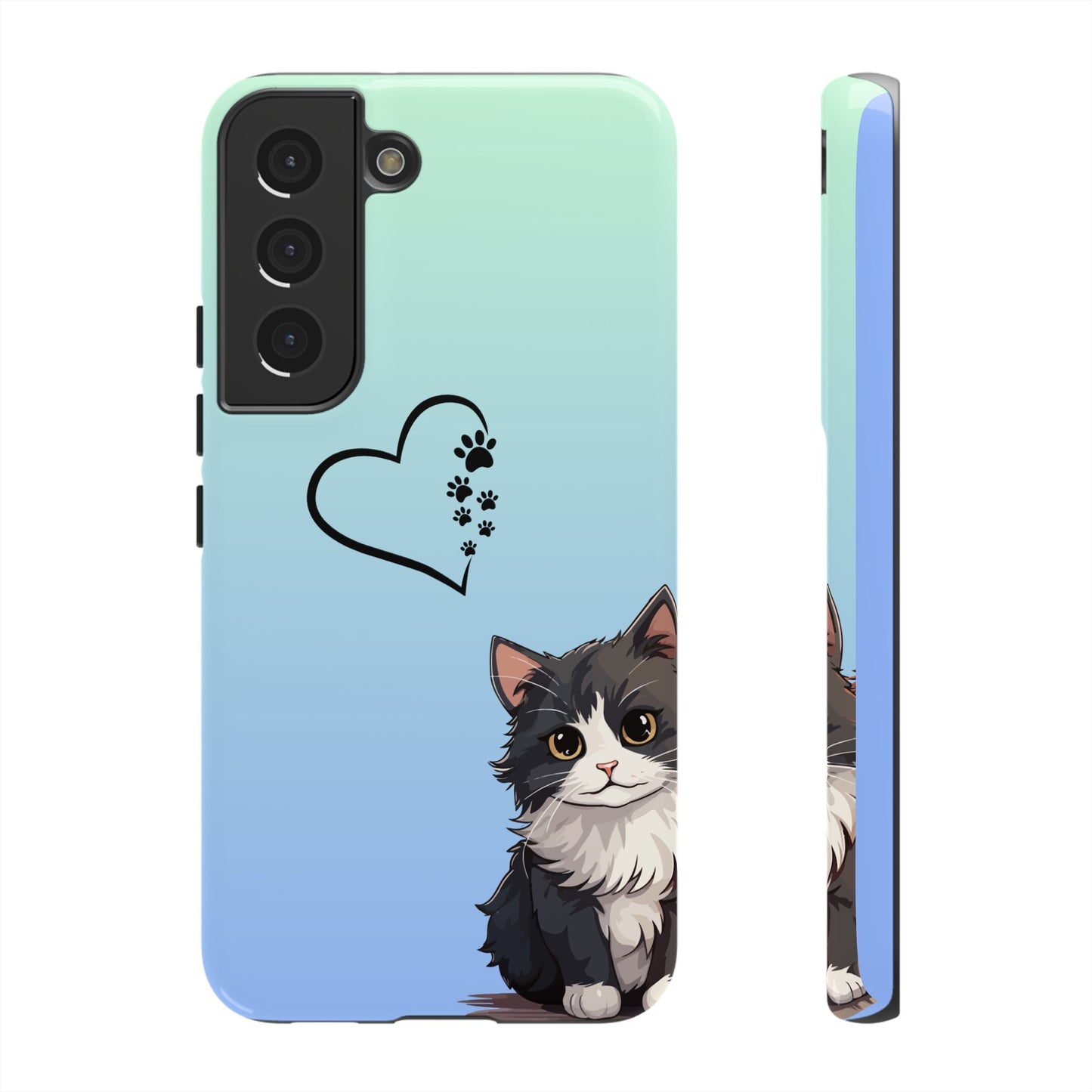 Tough Phone Case, Cute and Stylish Glossy Finish, Trendy Durable Design, Smartphone Protection