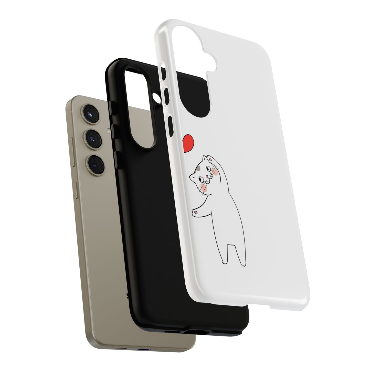 Tough Phone Case, Cute and Stylish Design, Durable Glossy Finish, Trendy Smartphone Protection for Daily Use