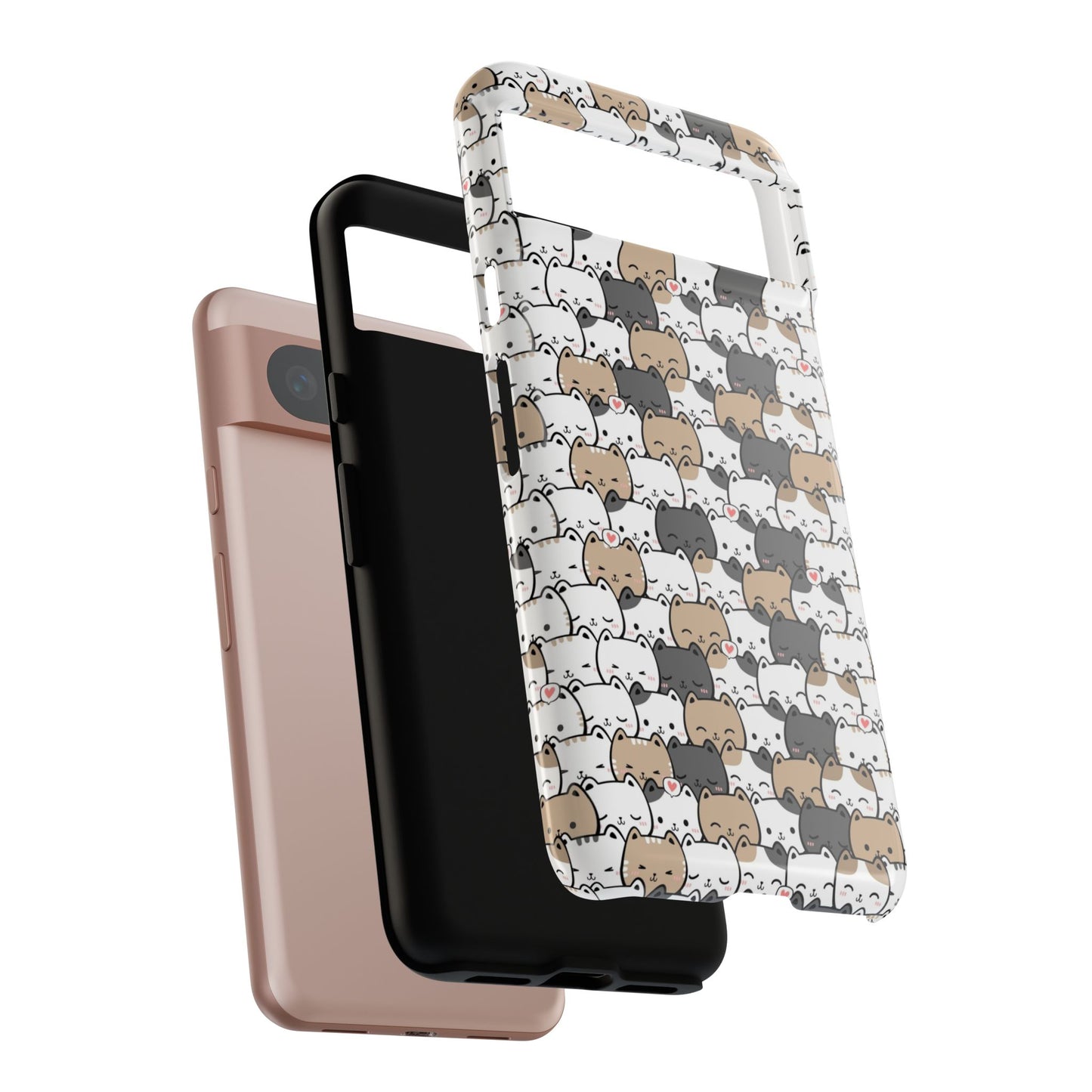 Tough Phone Case, Glossy Cute Finish, Durable and Stylish Design, Trendy Smartphone Protection