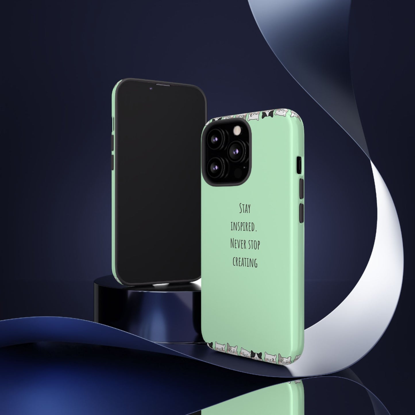 Tough Phone Case, Trendy Durable Glossy Finish, Stylish and Cute Smartphone Cover for Daily Use
