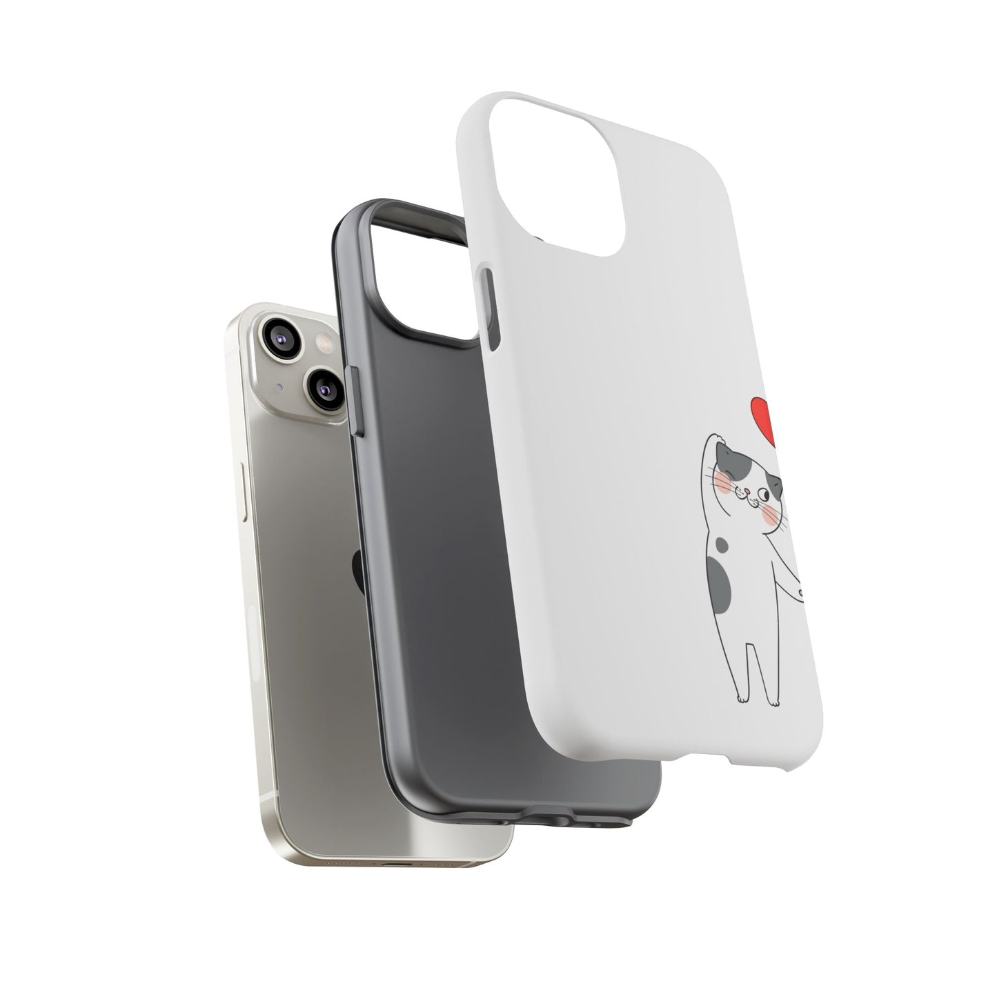 Tough Phone Case, Durable and Trendy Glossy Finish, Cute Stylish Design, Everyday Smartphone Protection
