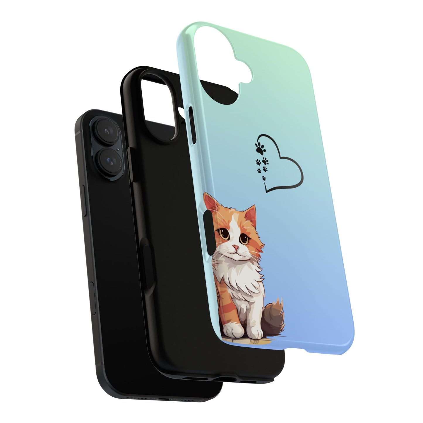 Trendy Tough Phone Case, Glossy Finish, Durable and Stylish, Cute Design for Smartphone Protection