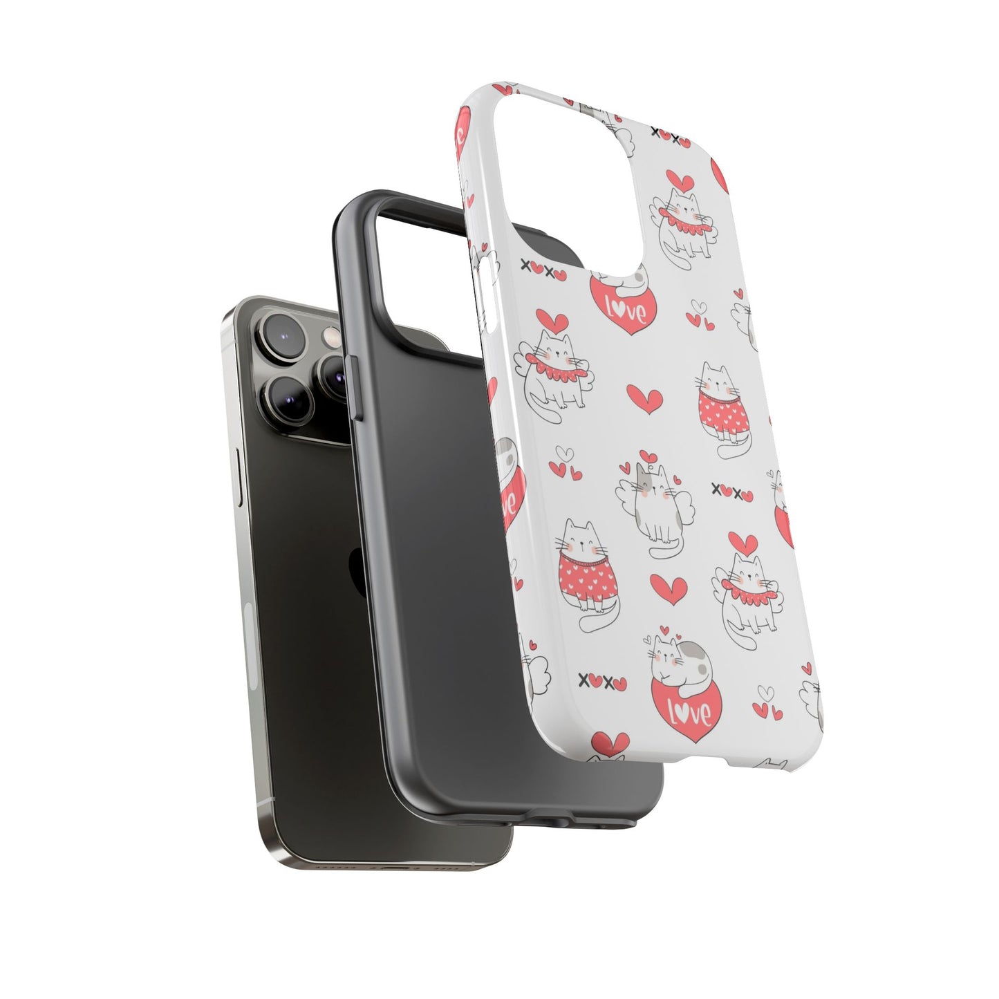 Durable Tough Phone Case, Trendy Glossy Cover, Stylish Cute Design, Perfect for Smartphone Protection