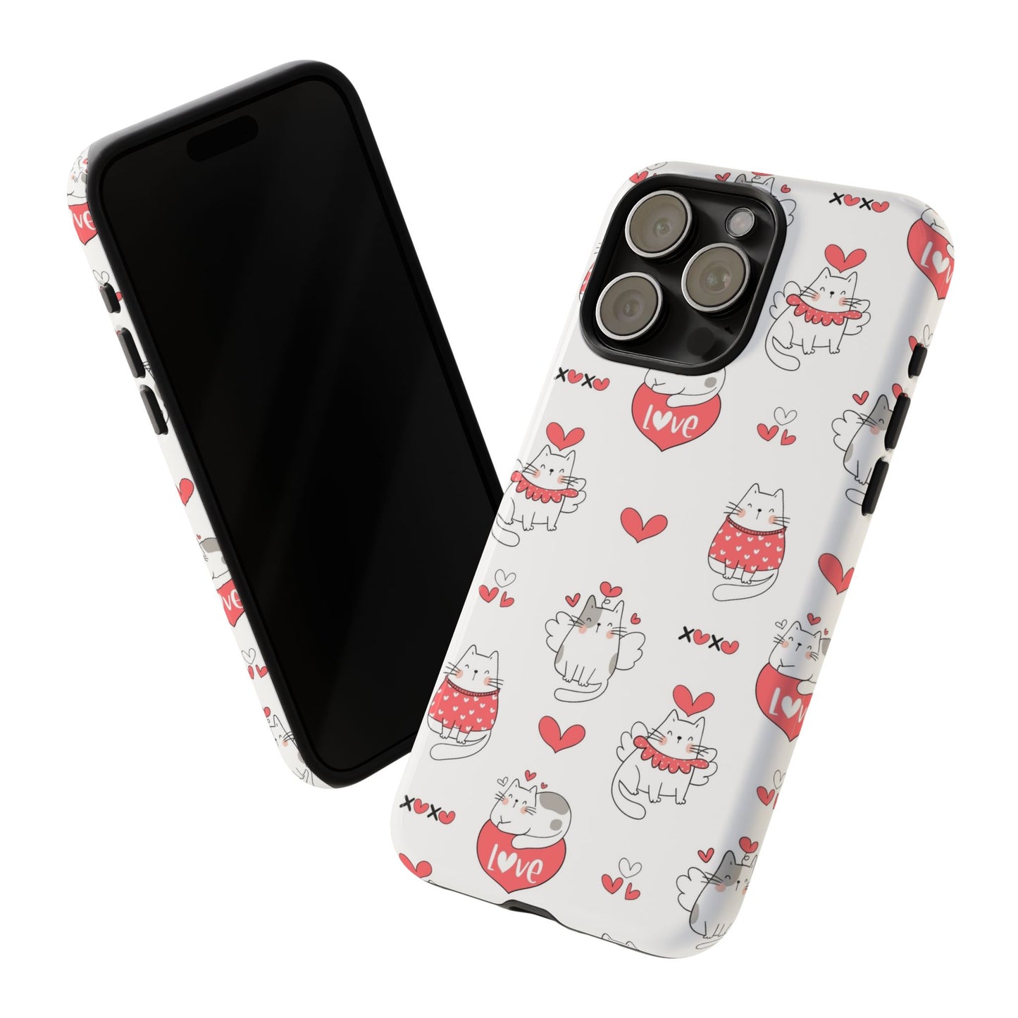 Durable Tough Phone Case, Trendy Glossy Cover, Stylish Cute Design, Perfect for Smartphone Protection
