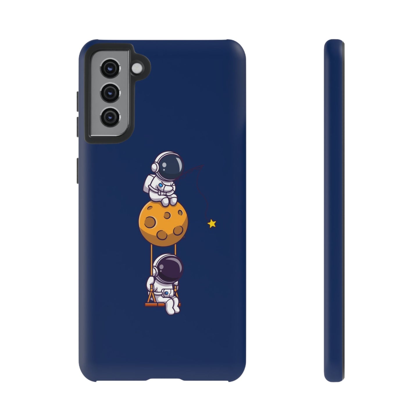 Astronaut Adventure Phone Case - Galaxy Design with Space Explorers