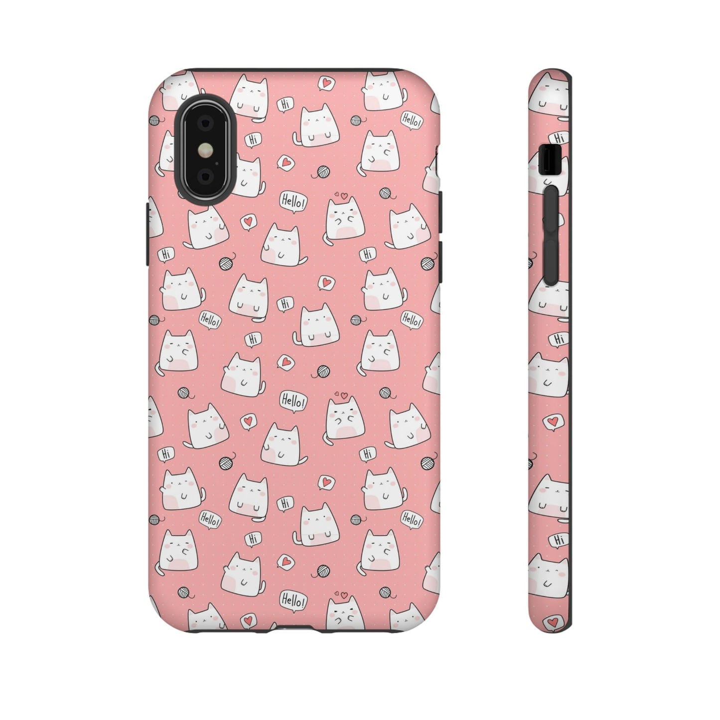 Tough Phone Case, Durable Glossy Cover, Trendy Stylish Design, Cute Protection for Smartphones