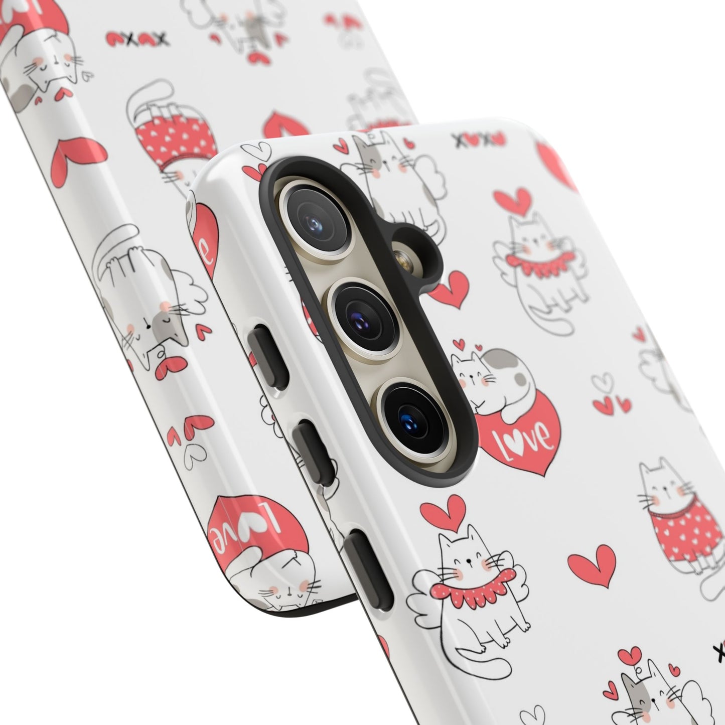 Durable Tough Phone Case, Trendy Glossy Cover, Stylish Cute Design, Perfect for Smartphone Protection
