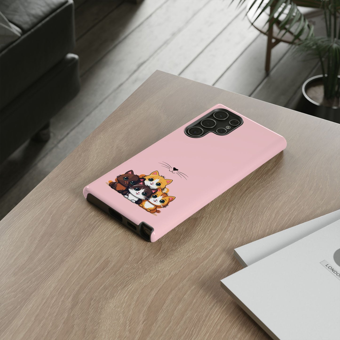 Durable Tough Phone Case, Glossy Stylish Finish, Trendy and Cute Design, Fashionable Everyday Smartphone Cover