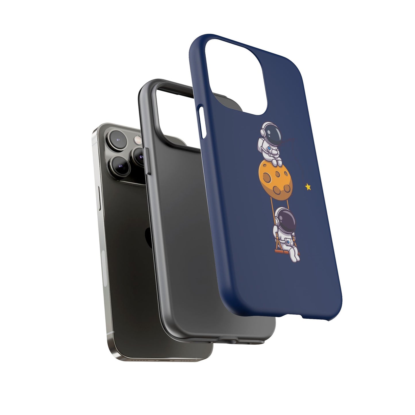 Astronaut Adventure Phone Case - Galaxy Design with Space Explorers