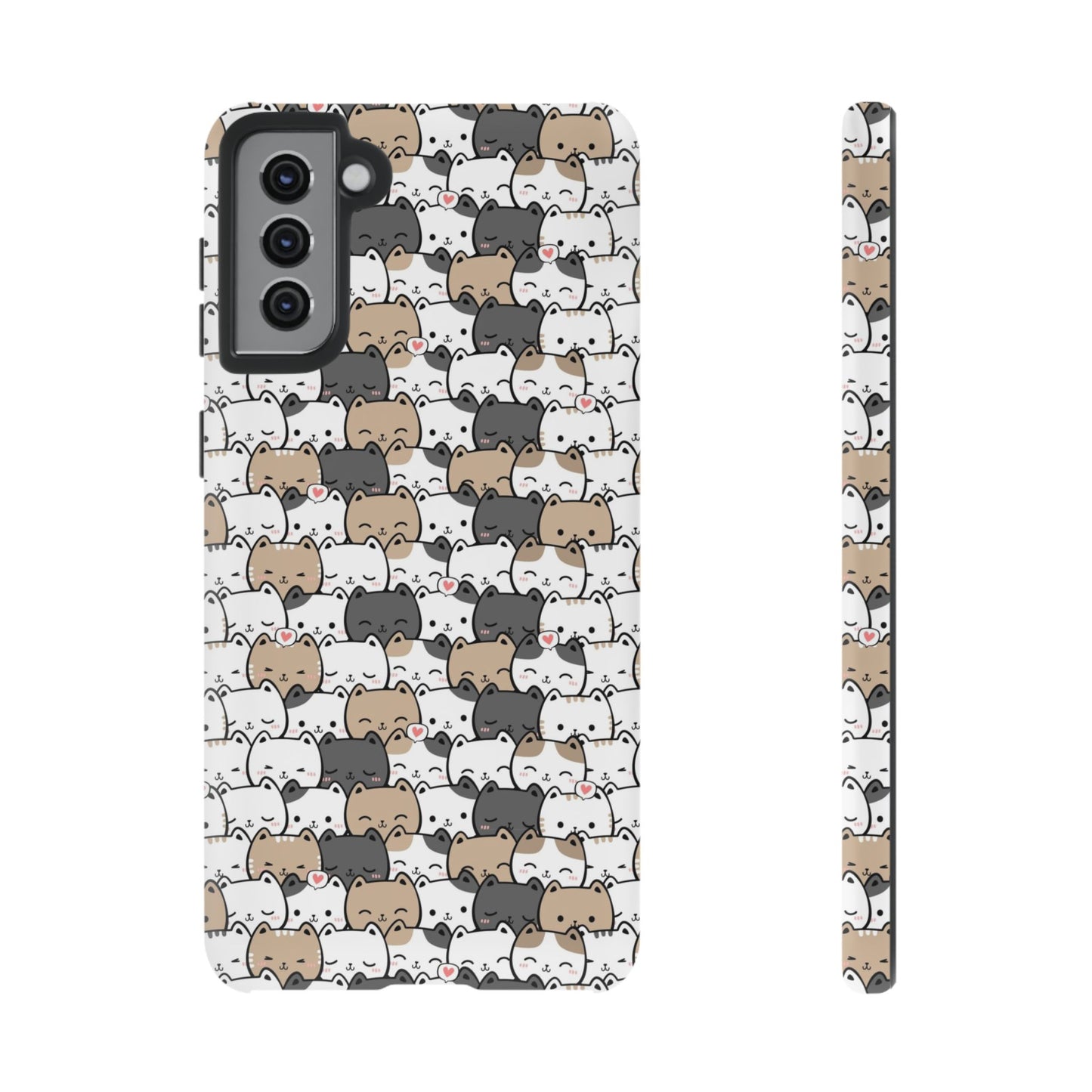 Tough Phone Case, Glossy Cute Finish, Durable and Stylish Design, Trendy Smartphone Protection