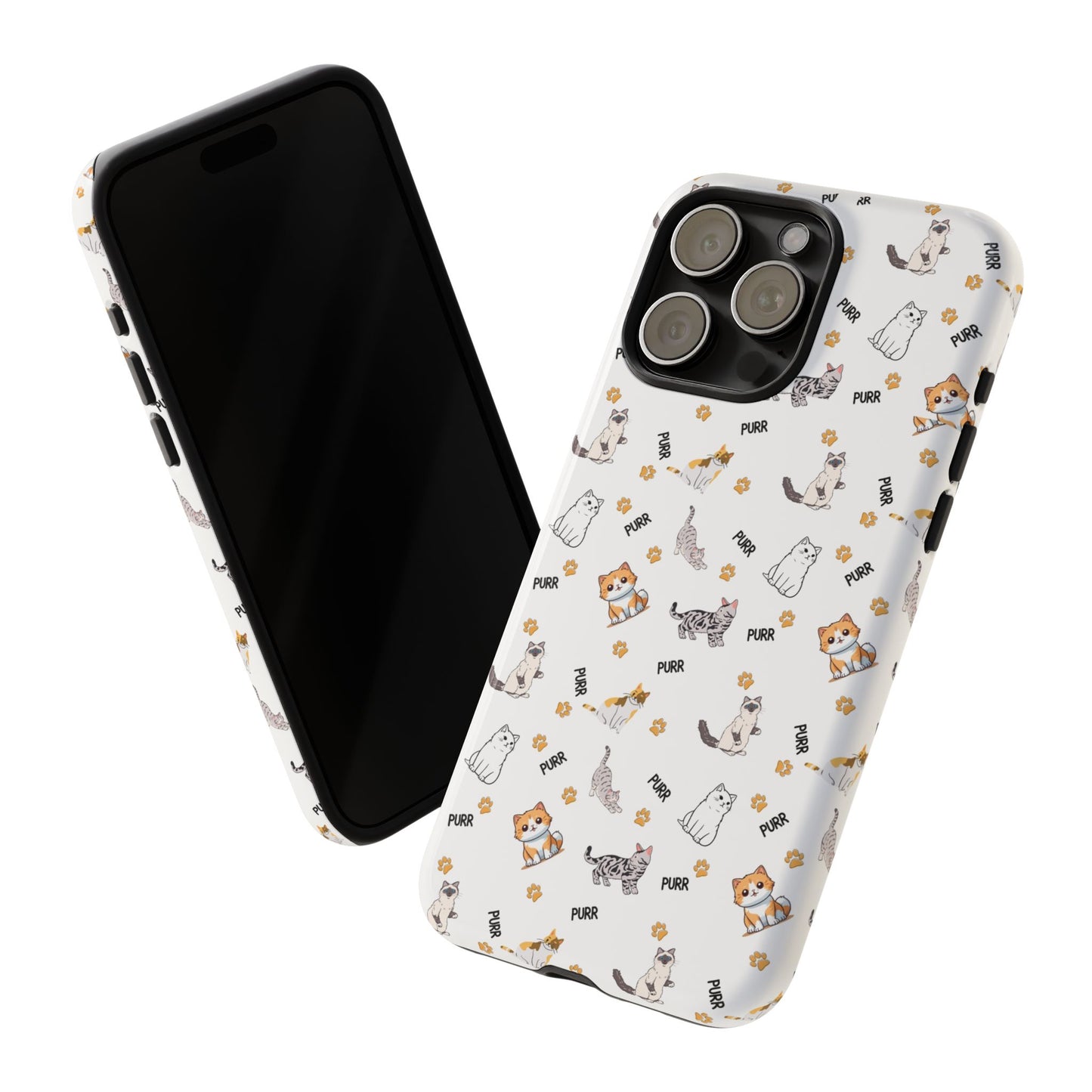 Tough Phone Case, Glossy Finish, Trendy and Cute, Durable Smartphone Protection for Daily Us