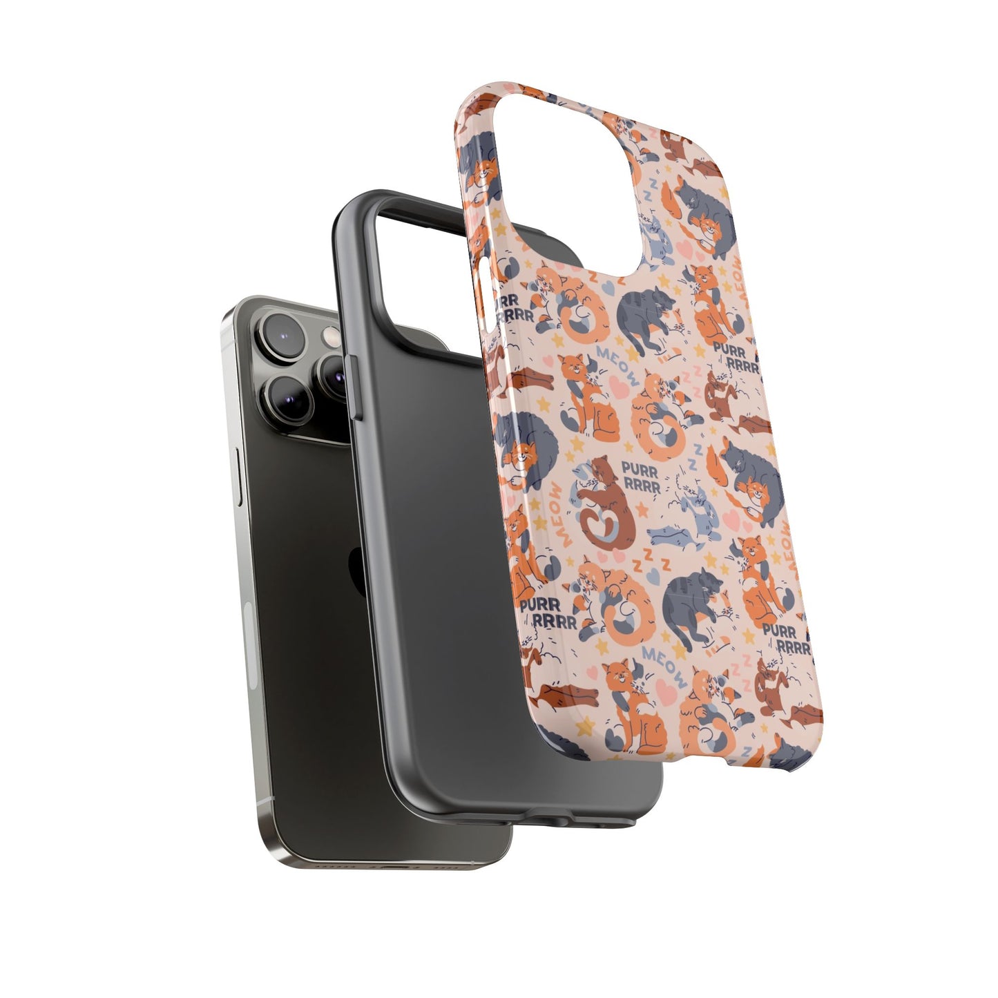 Durable Tough Phone Case, Trendy Cute Glossy Design, Stylish Smartphone Protection for Everyday Use