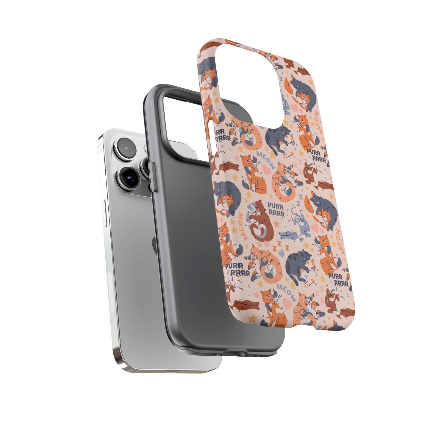 Durable Tough Phone Case, Trendy Cute Glossy Design, Stylish Smartphone Protection for Everyday Use