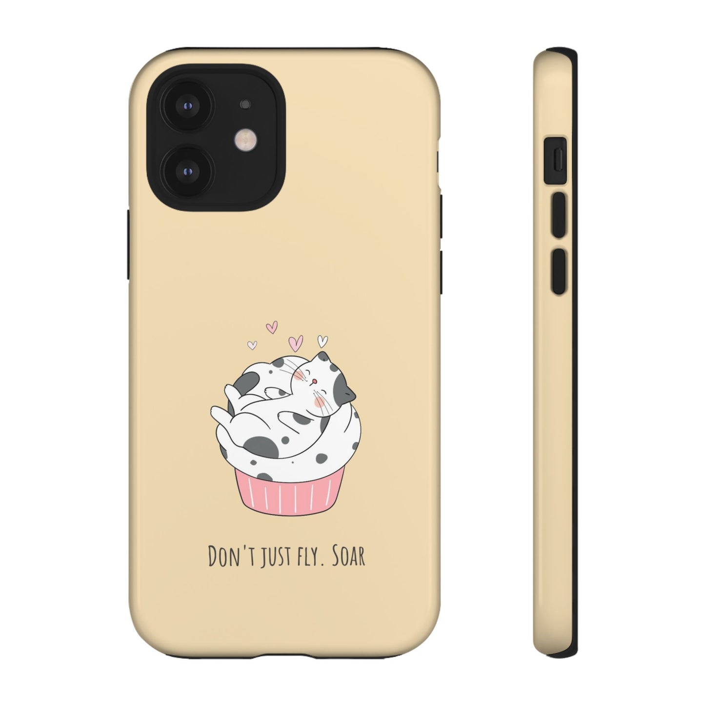 Tough Phone Case, Glossy Cute Design, Durable and Stylish, Trendy Smartphone Cover for Daily Use
