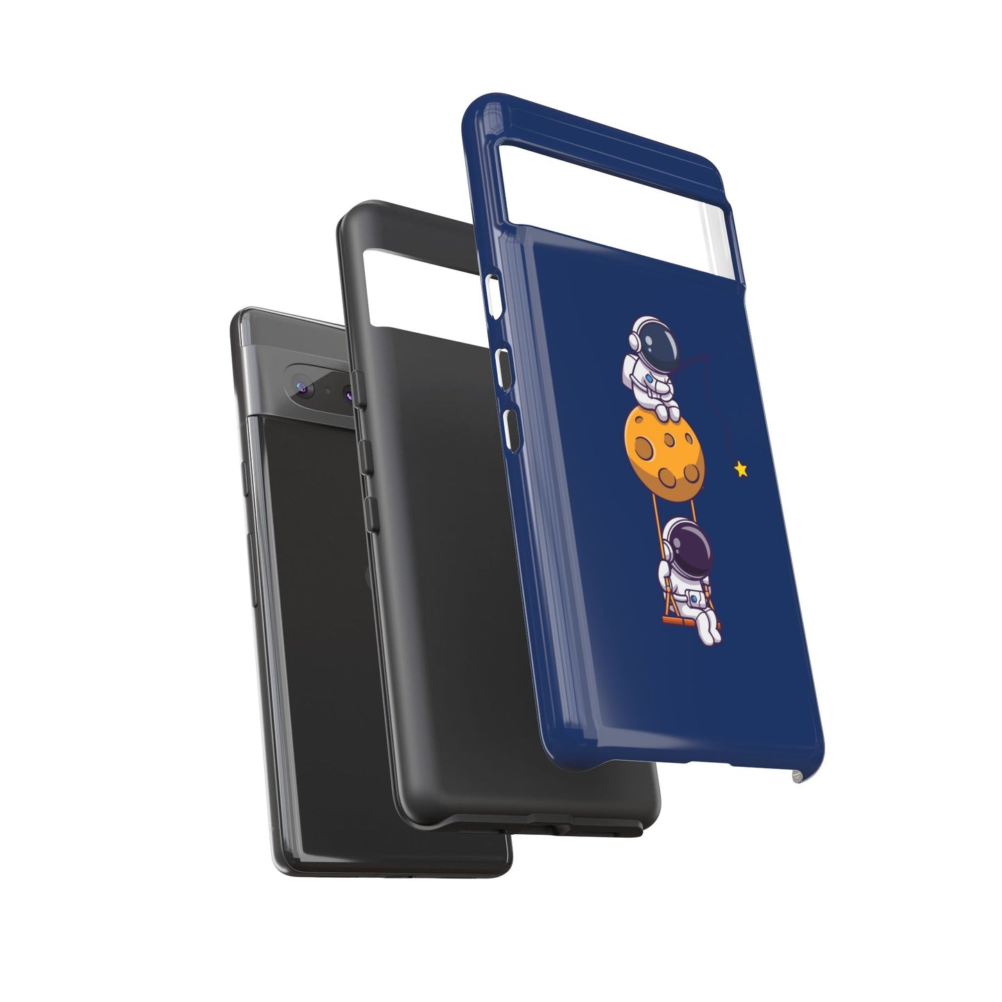 Astronaut Adventure Phone Case - Galaxy Design with Space Explorers