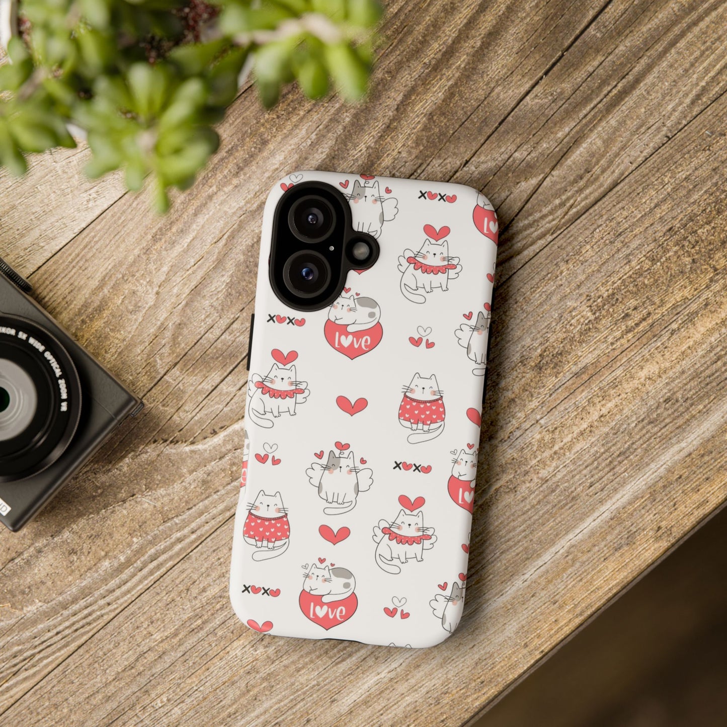 Durable Tough Phone Case, Trendy Glossy Cover, Stylish Cute Design, Perfect for Smartphone Protection