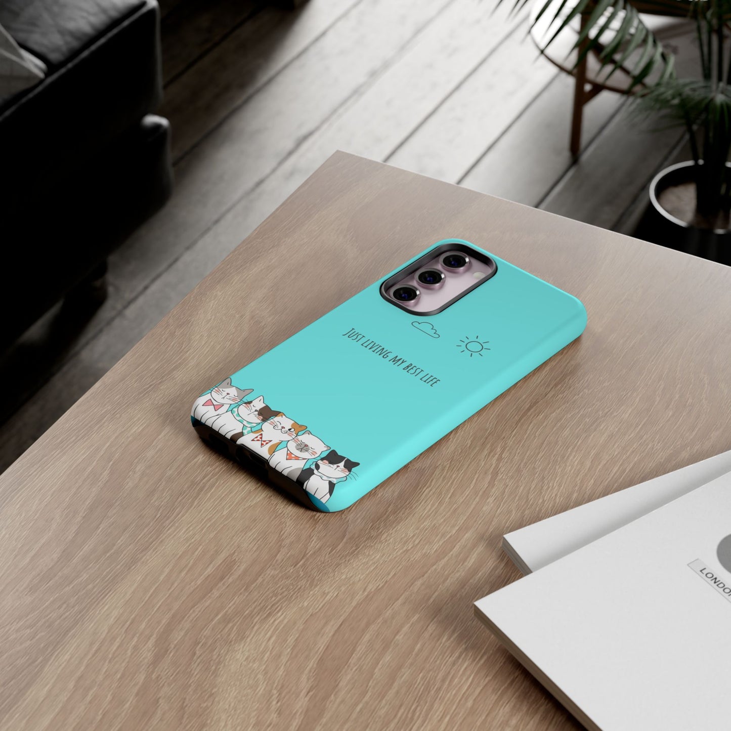 Durable Tough Phone Case, Stylish Trendy Glossy Finish, Cute Design for Smartphone Protection