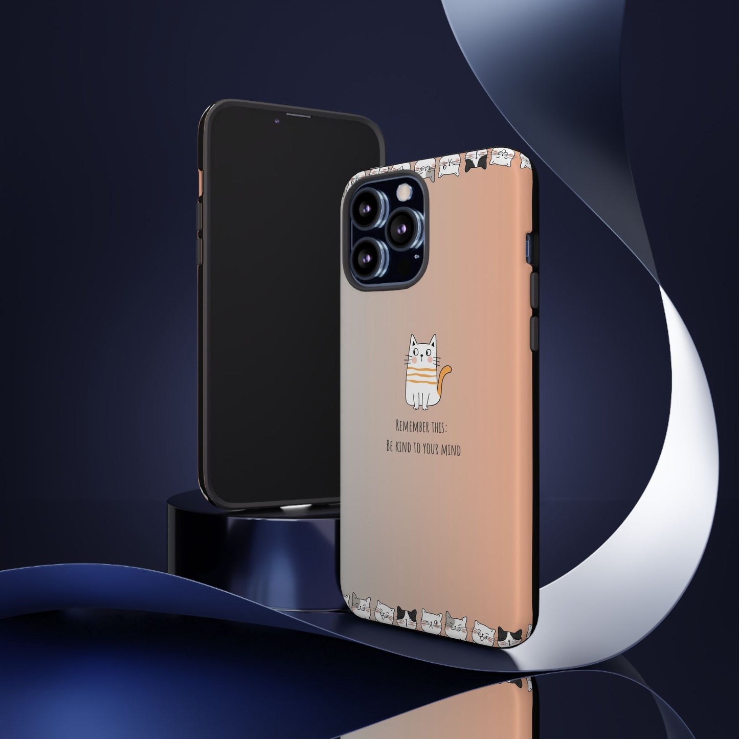 Durable Tough Phone Case, Cute Stylish Design, Glossy Trendy Cover for Smartphone Protection