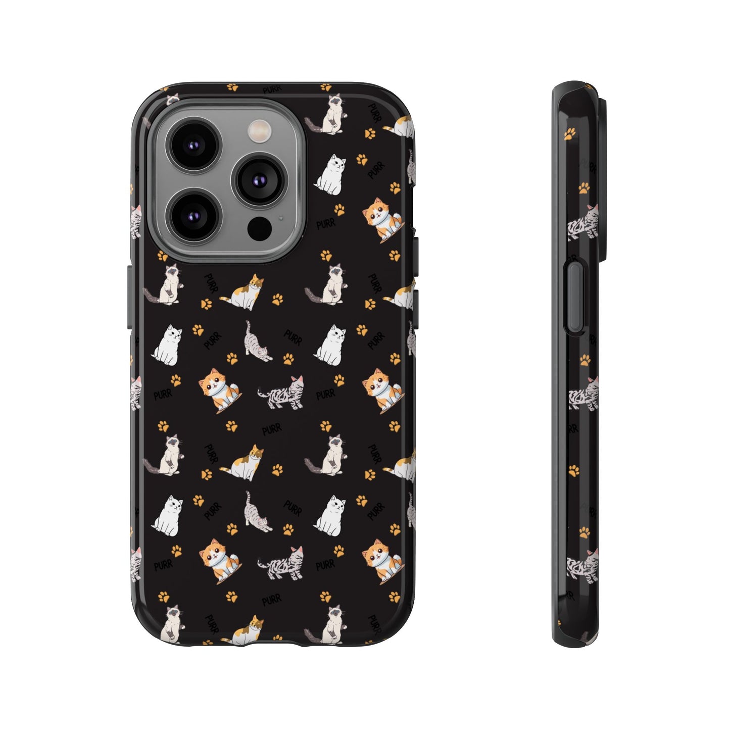 Durable Tough Phone Case, Stylish Glossy Finish, Trendy Cute Design, Everyday Protection for Smartphones