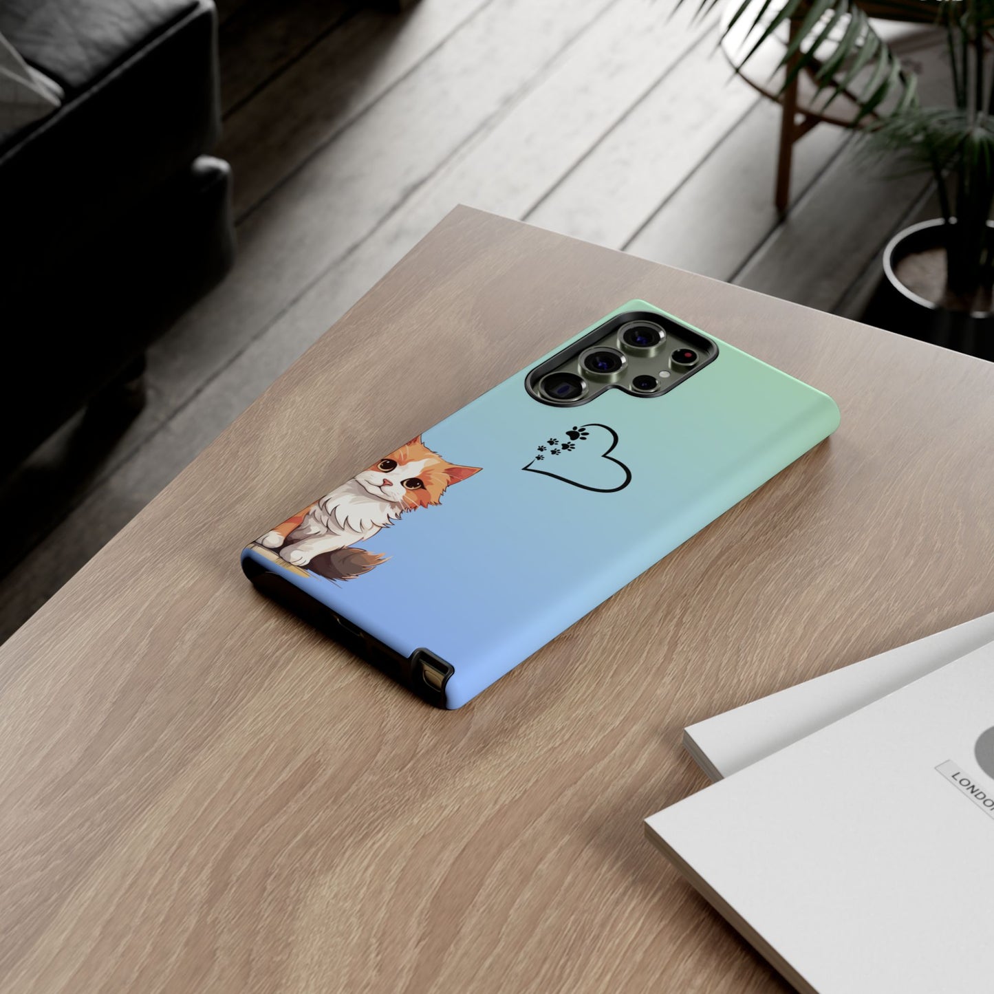 Trendy Tough Phone Case, Glossy Finish, Durable and Stylish, Cute Design for Smartphone Protection