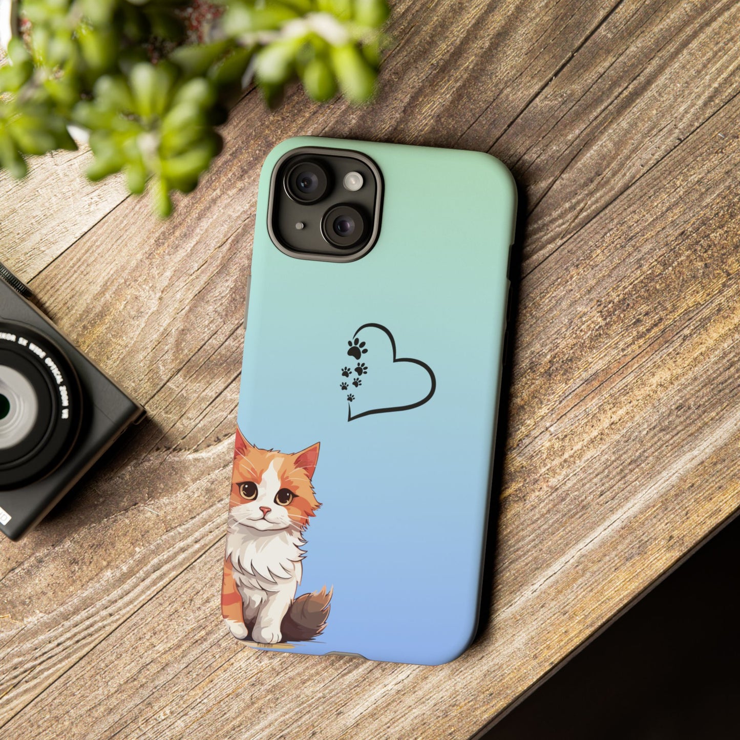 Trendy Tough Phone Case, Glossy Finish, Durable and Stylish, Cute Design for Smartphone Protection