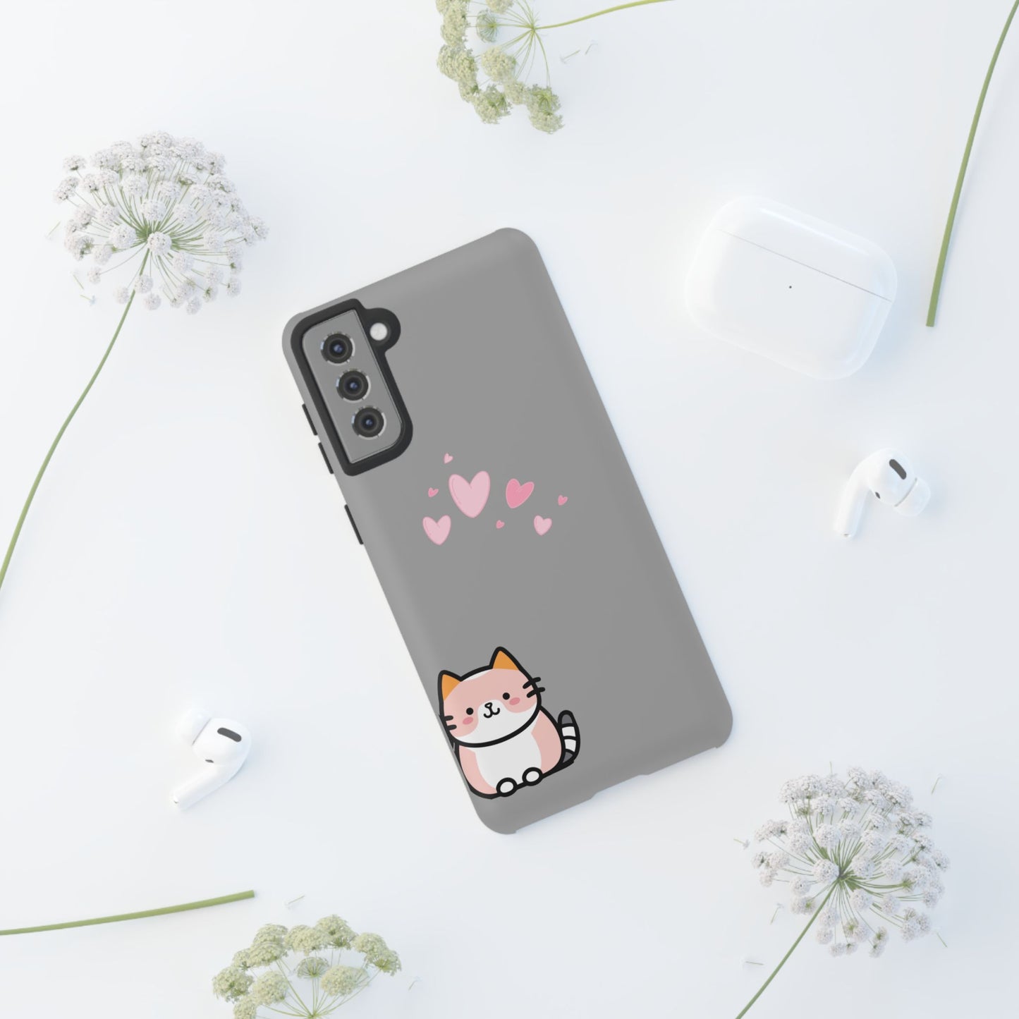 Stylish Tough Phone Case, Durable Glossy Cover, Cute Trendy Design, Perfect Smartphone Protection
