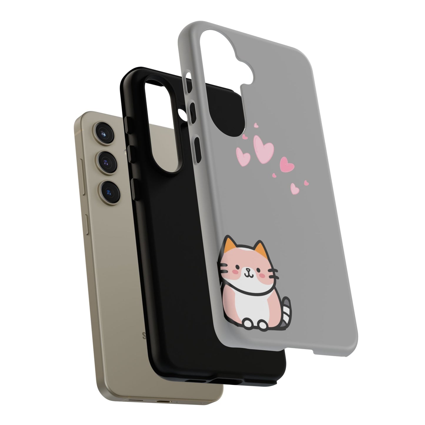 Stylish Tough Phone Case, Durable Glossy Cover, Cute Trendy Design, Perfect Smartphone Protection