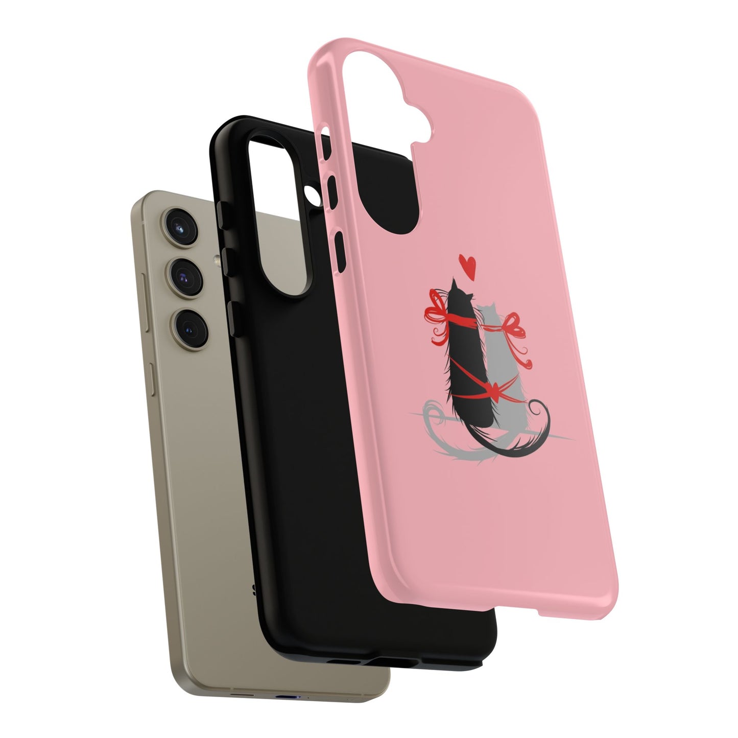 Cute Tough Phone Case, Trendy Glossy Finish, Durable and Fashionable, Stylish Everyday Cover, Smartphone Protection