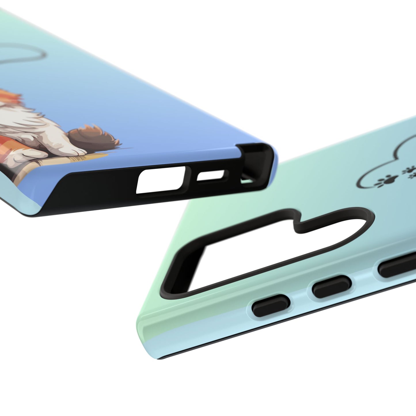 Trendy Tough Phone Case, Glossy Finish, Durable and Stylish, Cute Design for Smartphone Protection