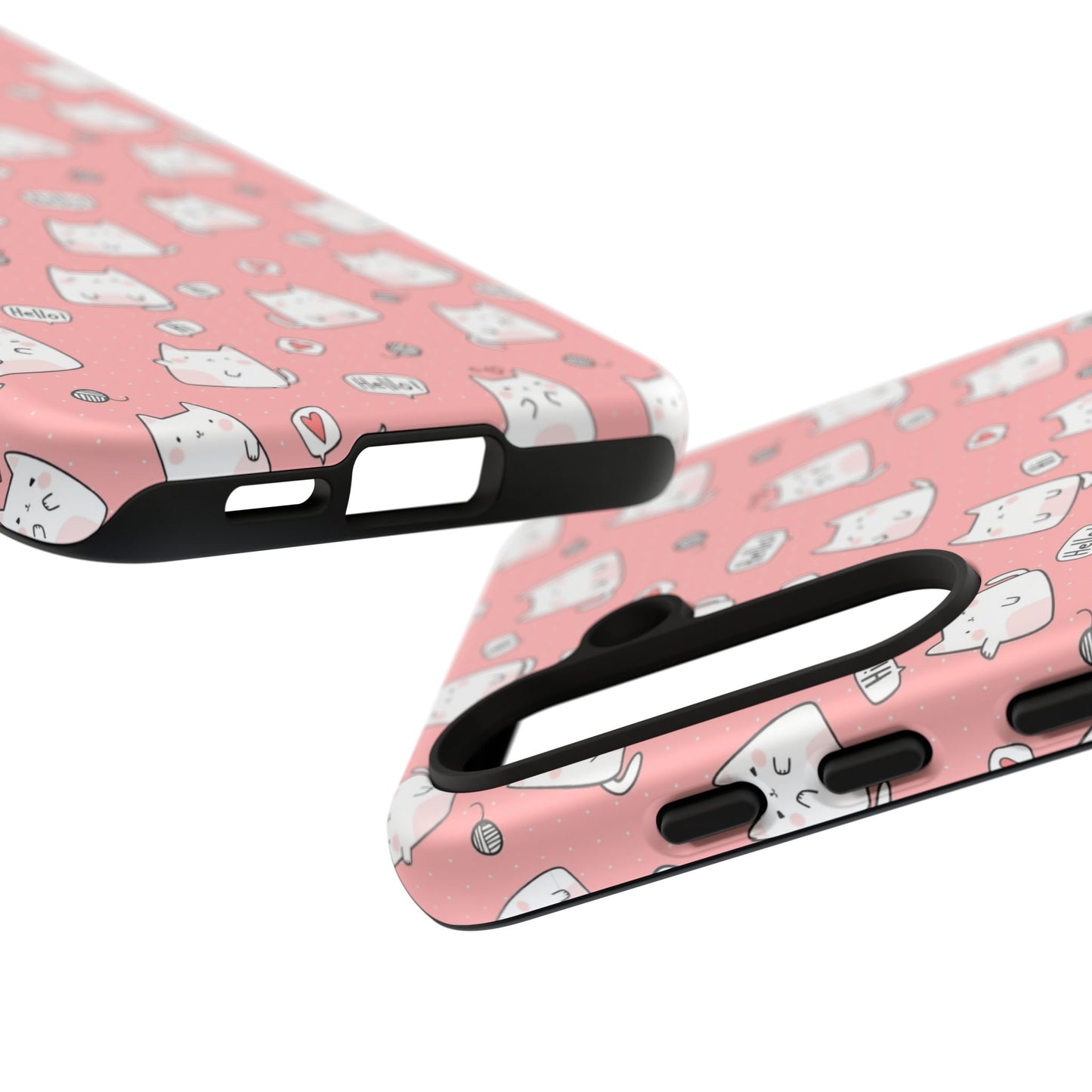 Tough Phone Case, Durable Glossy Cover, Trendy Stylish Design, Cute Protection for Smartphones