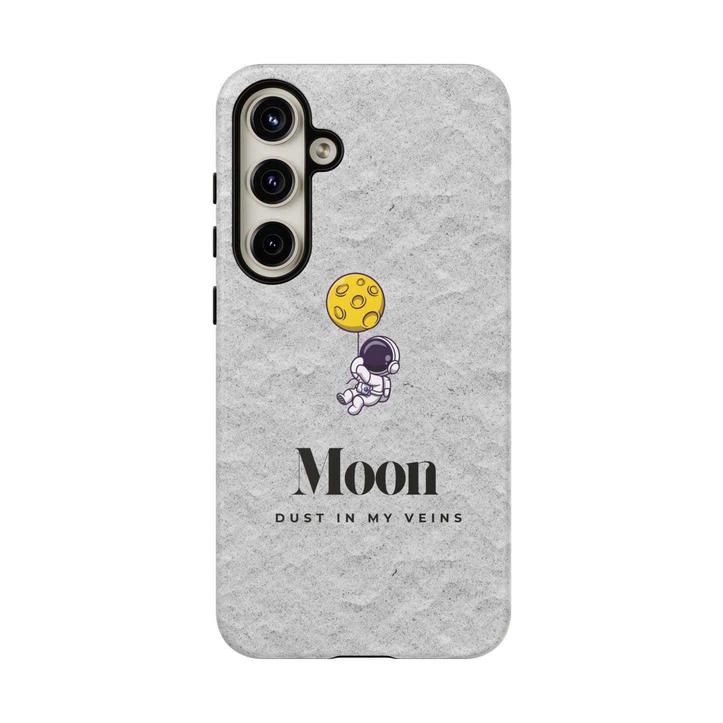 Astronaut Moon Phone Case - "Dust in My Veins" Durable Tough Case