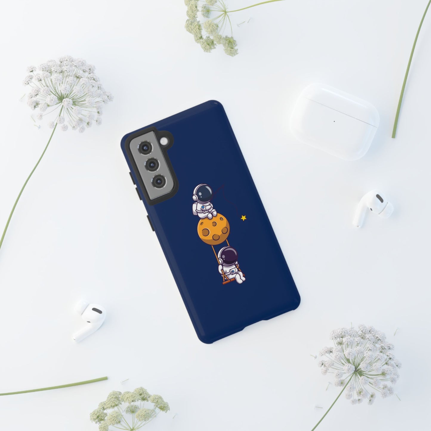 Astronaut Adventure Phone Case - Galaxy Design with Space Explorers