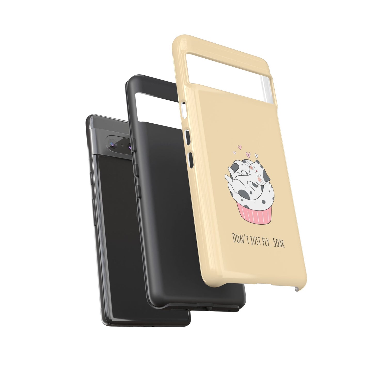 Tough Phone Case, Glossy Cute Design, Durable and Stylish, Trendy Smartphone Cover for Daily Use