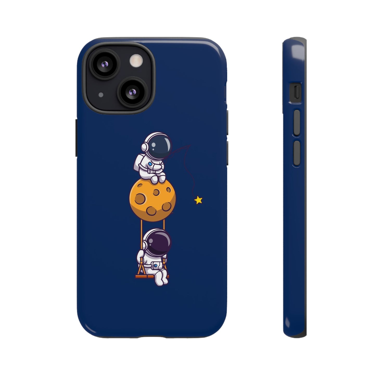 Astronaut Adventure Phone Case - Galaxy Design with Space Explorers
