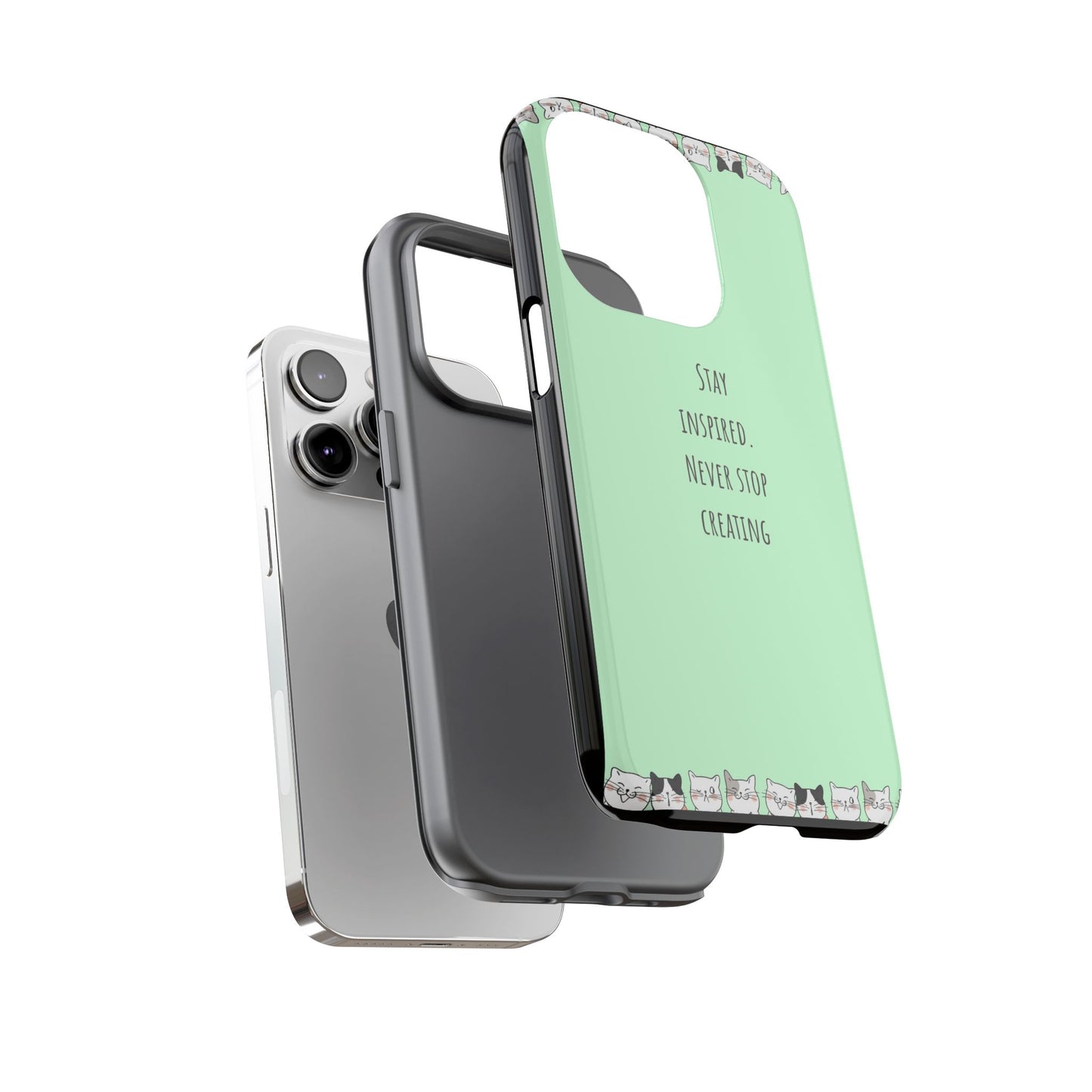 Tough Phone Case, Trendy Durable Glossy Finish, Stylish and Cute Smartphone Cover for Daily Use