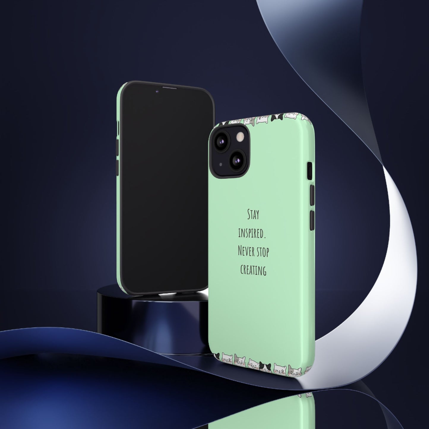 Tough Phone Case, Trendy Durable Glossy Finish, Stylish and Cute Smartphone Cover for Daily Use