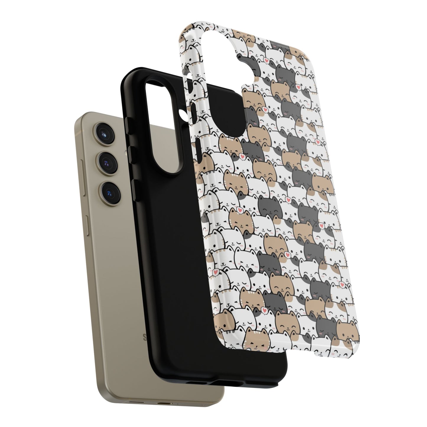 Tough Phone Case, Glossy Cute Finish, Durable and Stylish Design, Trendy Smartphone Protection
