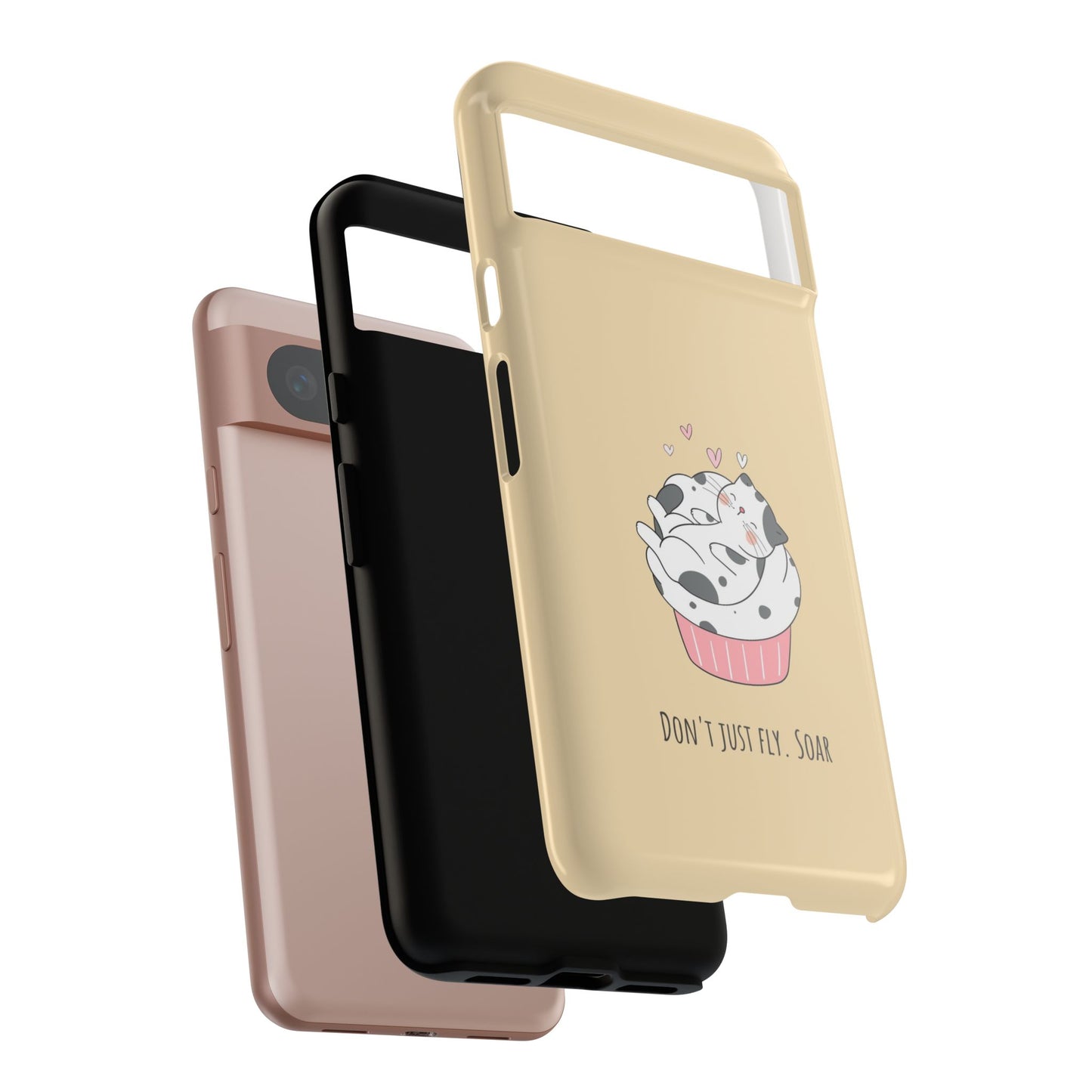 Tough Phone Case, Glossy Cute Design, Durable and Stylish, Trendy Smartphone Cover for Daily Use