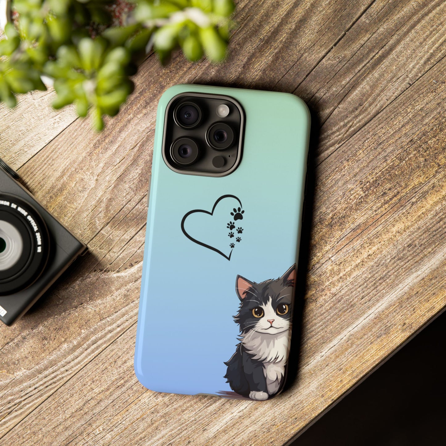 Tough Phone Case, Cute and Stylish Glossy Finish, Trendy Durable Design, Smartphone Protection