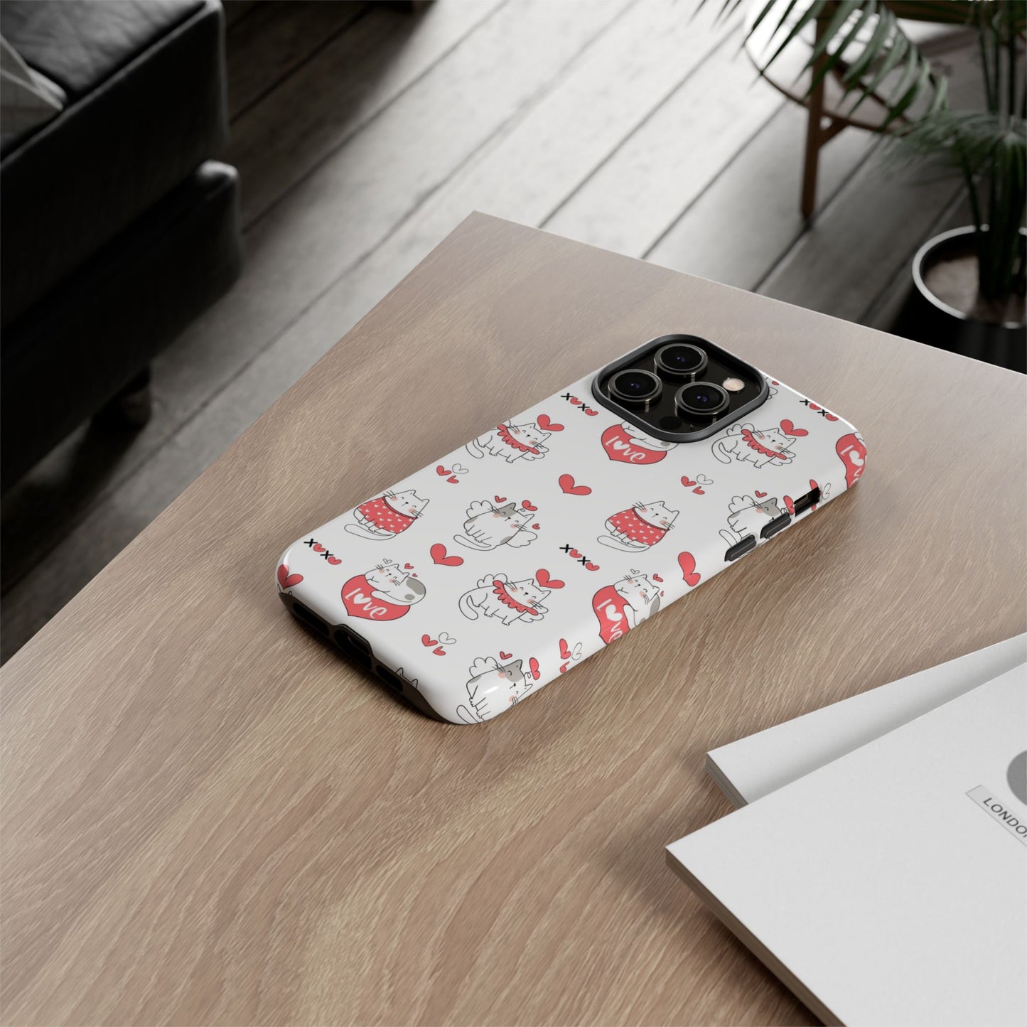 Durable Tough Phone Case, Trendy Glossy Cover, Stylish Cute Design, Perfect for Smartphone Protection