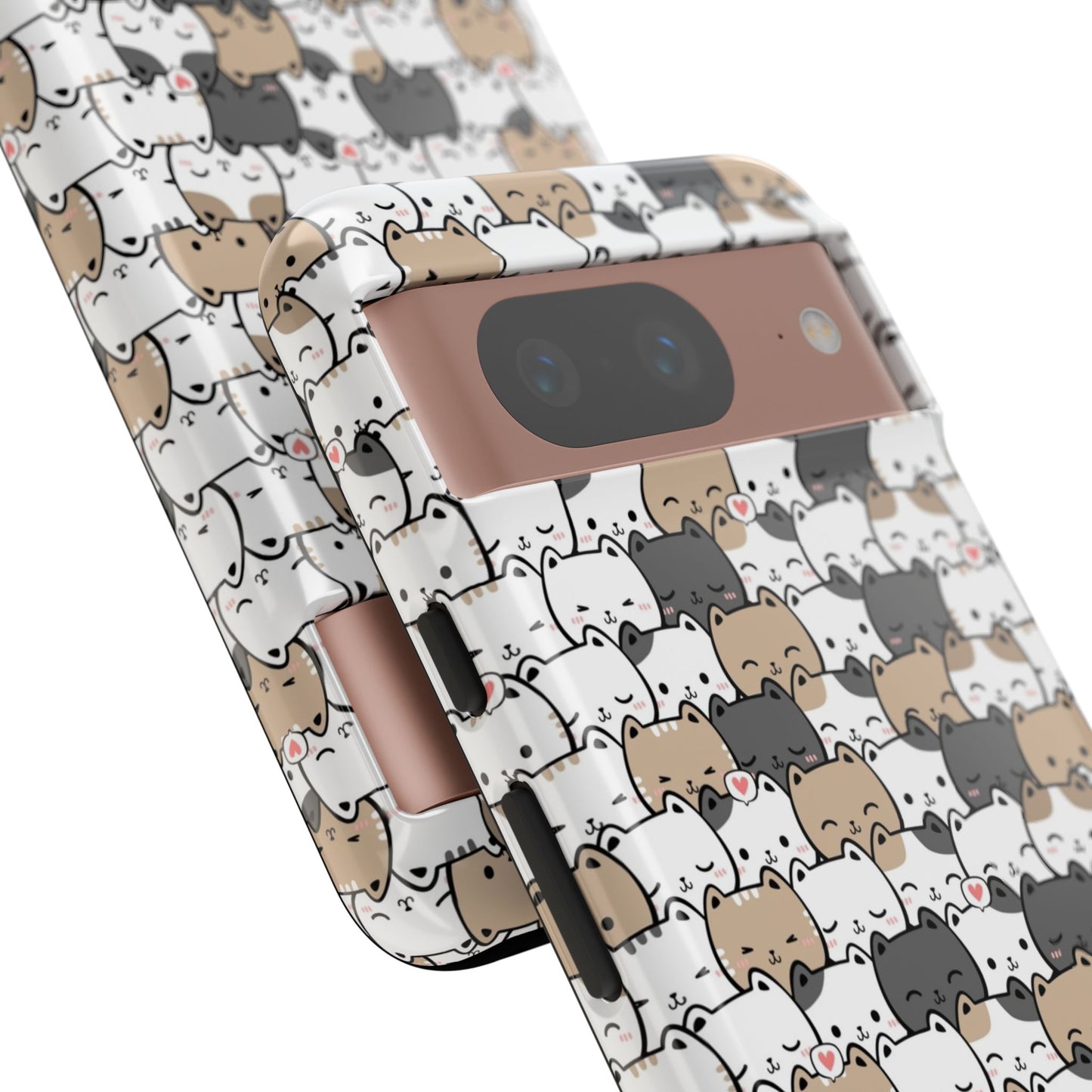 Tough Phone Case, Glossy Cute Finish, Durable and Stylish Design, Trendy Smartphone Protection