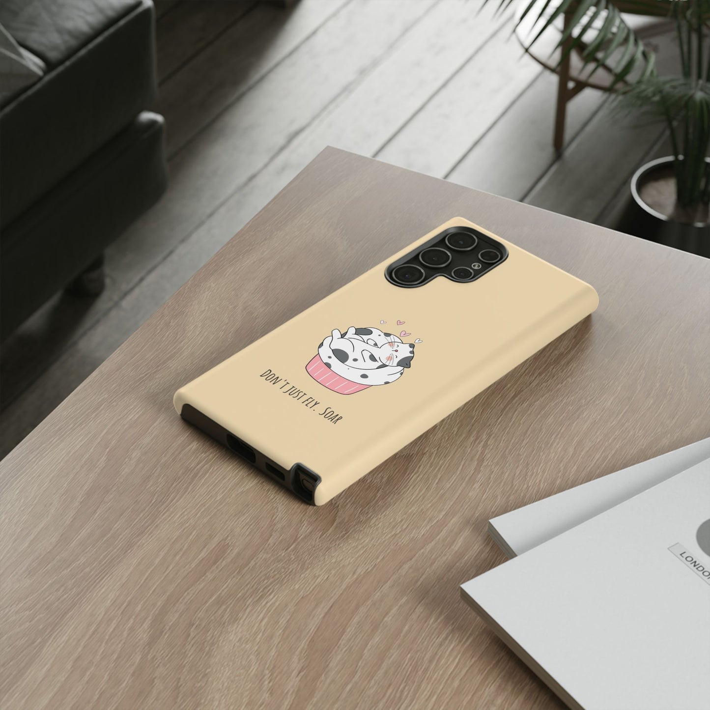 Tough Phone Case, Glossy Cute Design, Durable and Stylish, Trendy Smartphone Cover for Daily Use